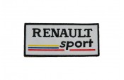 Écussons rectangulaires brodés Renault Sport