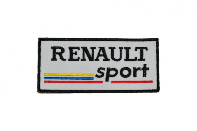 Écussons rectangulaires brodés Renault Sport